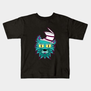 Tom cat in a busted hat Kids T-Shirt